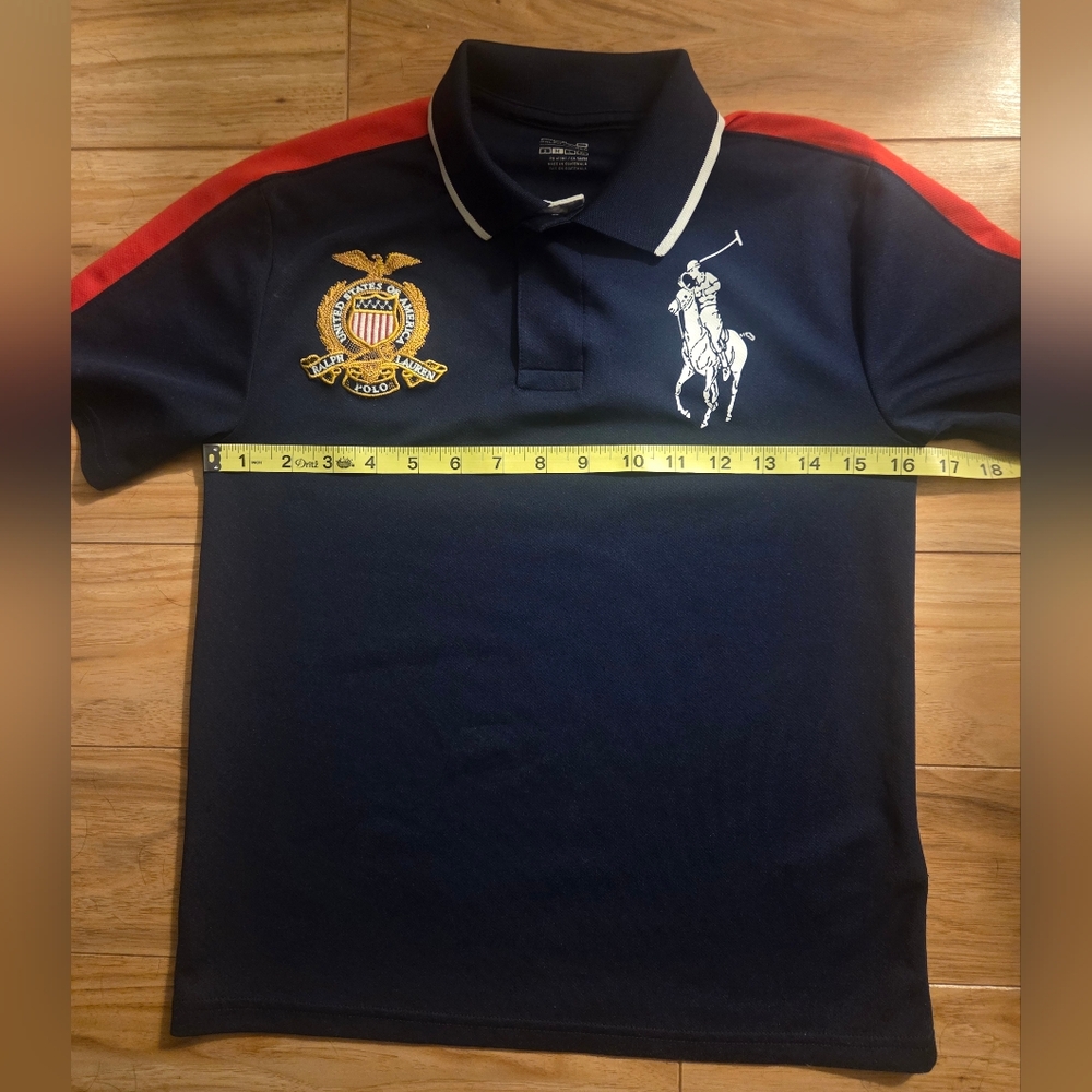 Polo By Ralph Lauren Big Pony Polo Shirt Boys Size M Preppy - Picture 9 of 10